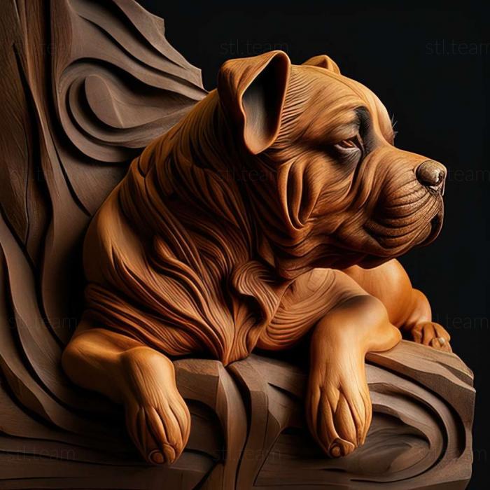 3D модель Алано собака (STL)
